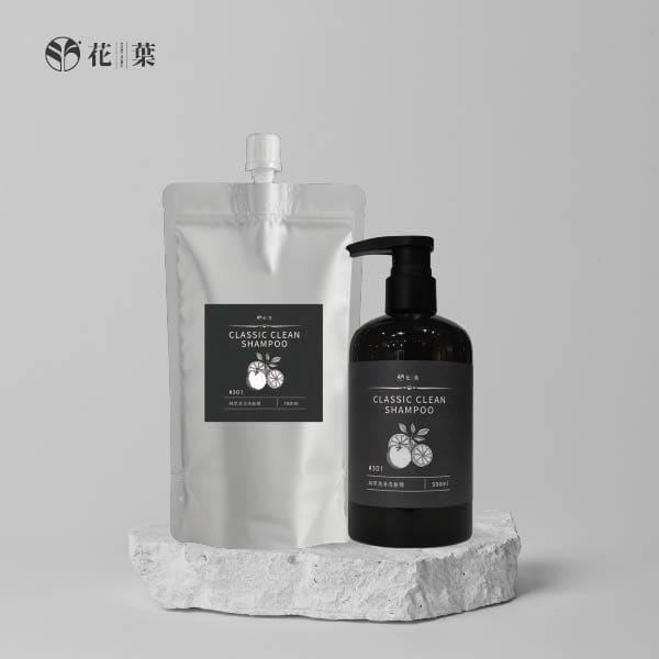 產品意象圖(洗護系列)_301 頭皮洗髮精,胺基酸,洗髮精,零矽靈,頭皮淨化,甜橙香味,溫和不刺激,濃密泡泡,親膚性,溫和潔淨,清爽無負擔,油性頭皮,乾性頭皮,敏感性頭皮,沙龍級,不乾澀,柔順不糾結,何首烏,成分單純,植萃