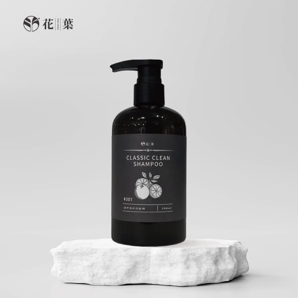 產品意象圖(洗護系列)_301(500) 曜石黑-301純萃洗淨洗髮精
