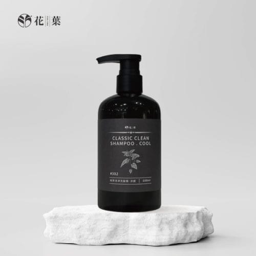 產品意象圖(洗護系列)_302(500) 曜石黑-302純萃洗淨洗髮精.涼感